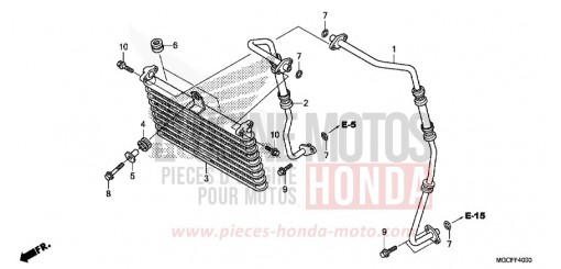 REFROIDISSEUR D'HUILE CB1100NAK de 2019
